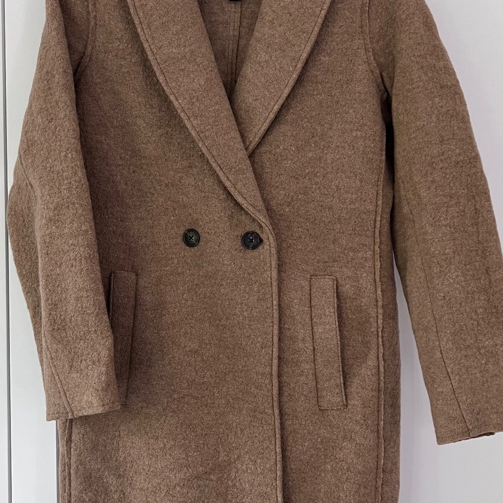 J Crew Daphne topcoat in Italian boiled wool